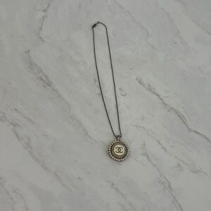 CC logo chain necklace - vintage pendant